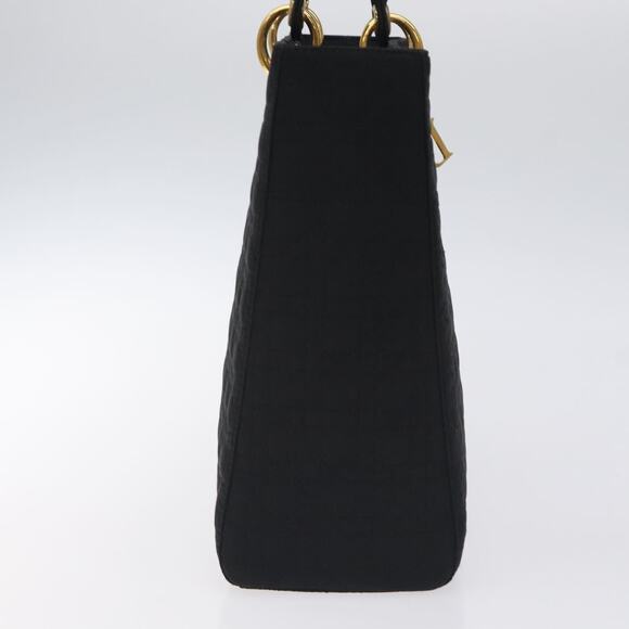 DIOR Canage Hand Bag Nylon Black Gold - Picture 4 of 12